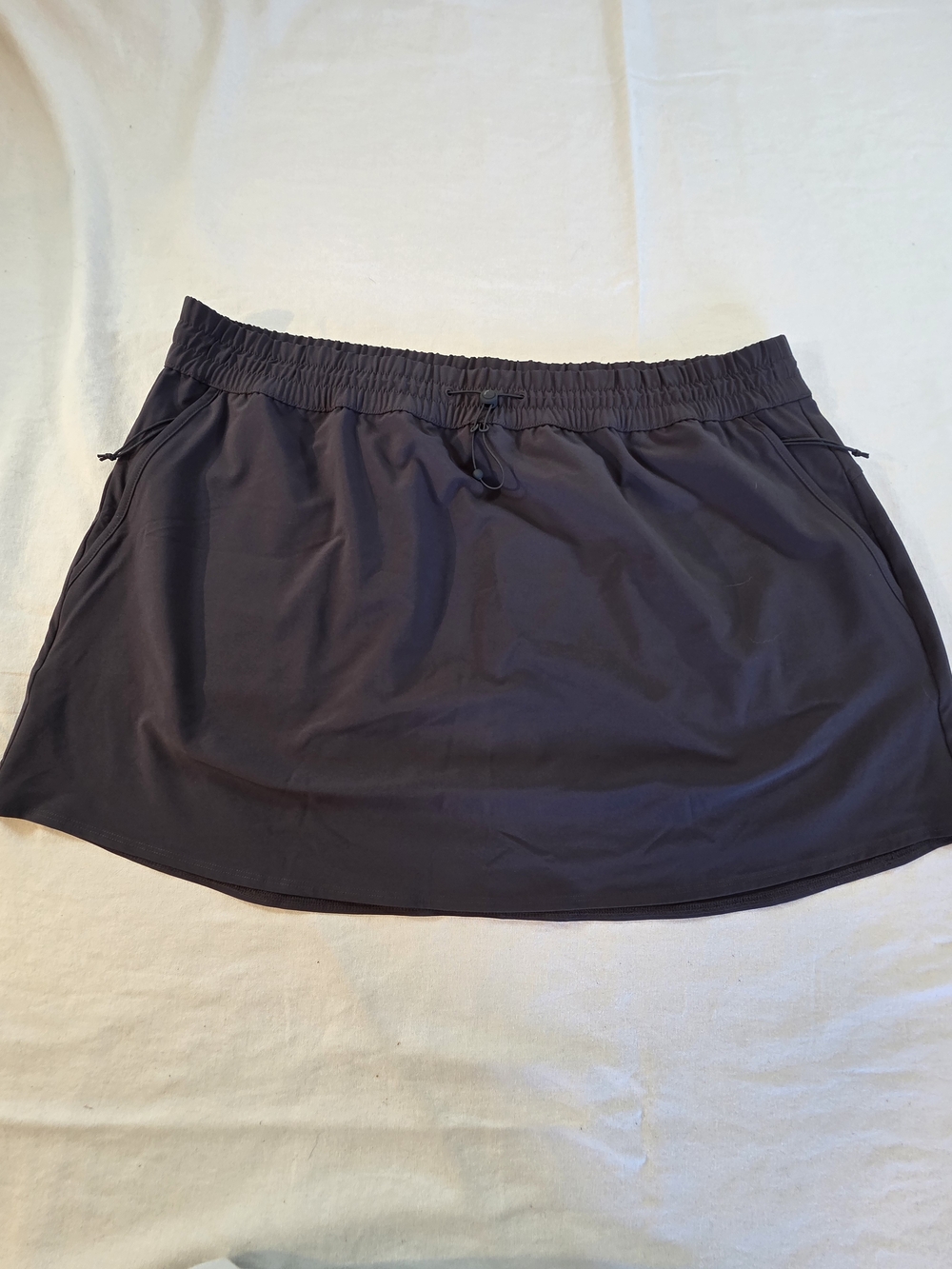 Athleta Black Athletic Skort with Elastic Waist